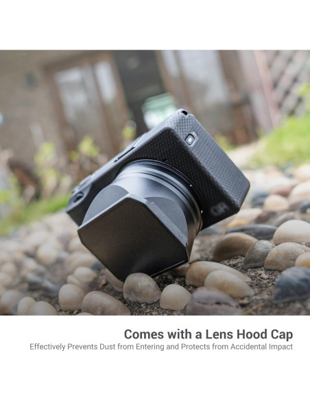 Capucha de lente JJC para Ricoh GR III y HDF - Protección óptima