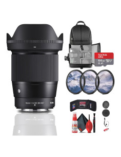 Lente Sigma 16mm f/1.4 DC DN para Fujifilm X - Gran Angular