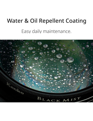 Filtro de Efecto Suave Kenko Black Mist No.1 62mm - Hecho en Japón