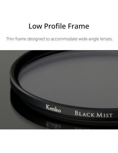 Filtro de Efecto Suave Kenko Black Mist No.1 62mm - Hecho en Japón
