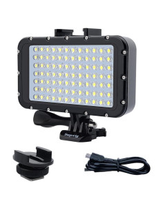 Luces Submarinas Suptig 84 LED Impermeables 50m para Cámaras