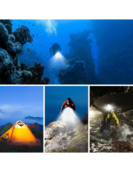 Luces Submarinas Suptig 84 LED Impermeables 50m para Cámaras