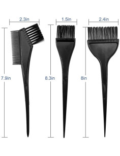 Juego de Brochas y Cuenco para Tinte de Cabello MOONMINI 2