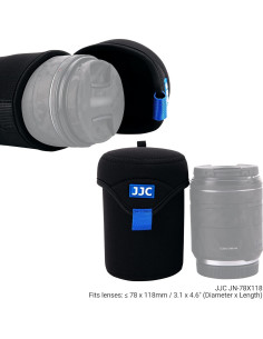 Funda de Lente de Neopreno JJC para Lentes Sin Espejo 78x118mm 2