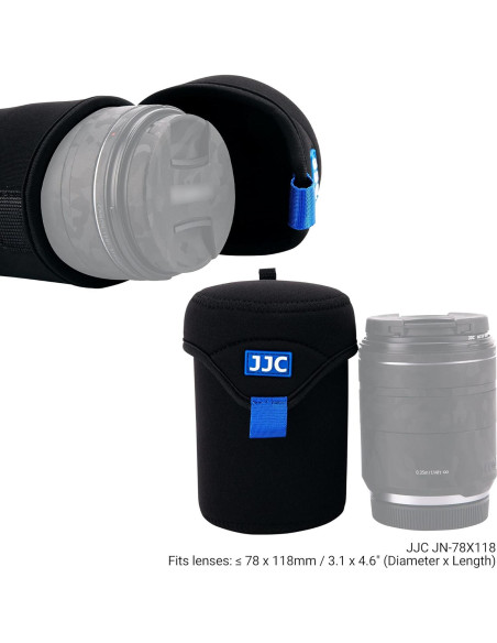 Funda de Lente de Neopreno JJC para Lentes Sin Espejo 78x118mm