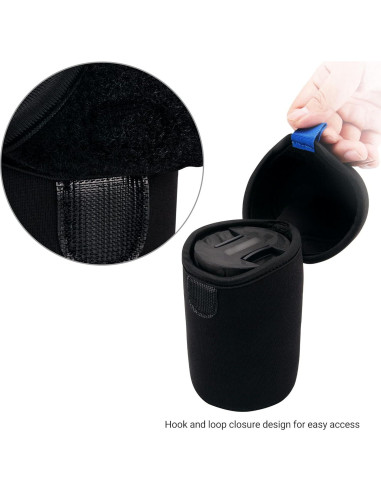 Funda de Lente de Neopreno JJC para Lentes Sin Espejo 78x118mm