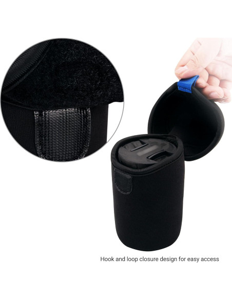 Funda de Lente de Neopreno JJC para Lentes Sin Espejo 78x118mm