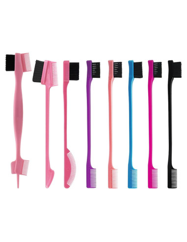 Juego de 8 Peines de Control de Bordes Goiple - Colores Variados