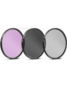 Juego de Filtros 58mm 7PC para Fujifilm X-T2, X-T3, X-T10, X-T20 2