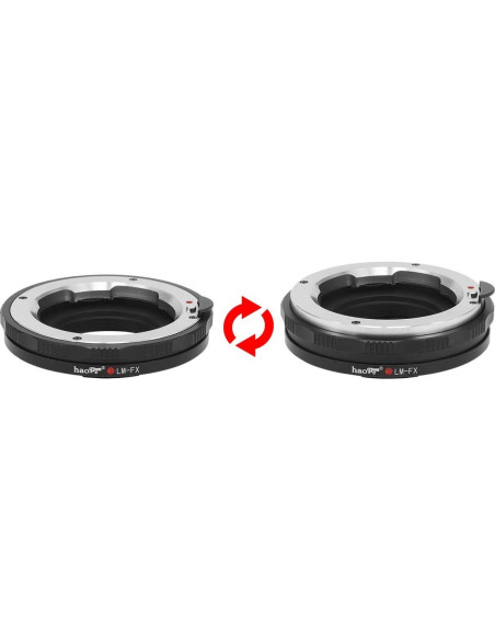 Adaptador de Lente Macro Haoge para Leica M a Fujifilm X