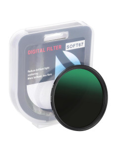 Filtro de Niebla PATIKIL 67mm, Difusión Suave para Cámara