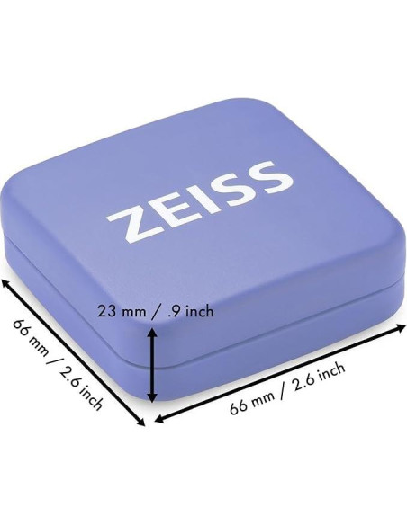 Contenedores de Lata ZEISS para Limpieza de Lentes, 4 Piezas