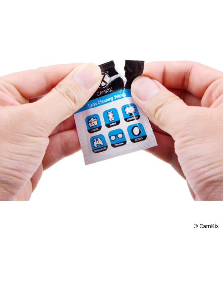 Kit de Limpieza de Lentes CAMKIX - 50 Toallitas y Accesorios