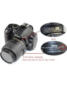 Tapa de lente 58mm ChromLives con agujero para correa - 4 piezas 2