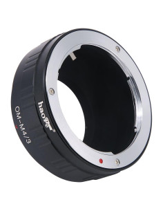 Adaptador de Lente Manual Haoge OM a Micro Cuatro Tercios MFT