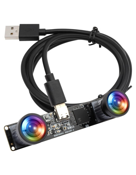 Módulo de Cámara USB IEights 1200P Doble Lente 3D 120fps