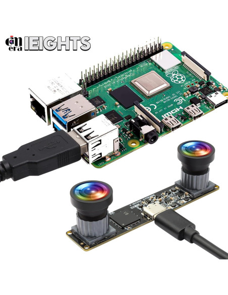 Módulo de Cámara USB IEights 1200P Doble Lente 3D 120fps