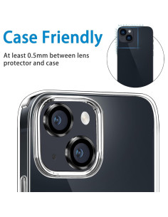 Protector de Lente de Cámara Hsefo para iPhone 14/14 Plus - 2 Piezas 2