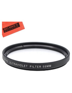 Filtro UV 55mm Big Mike's para Cámaras D3400 y D5600
