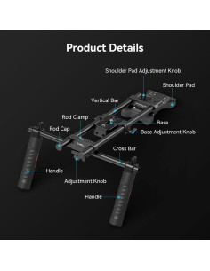 Kit de Montaje en Hombro Básico SmallRig 2896 para DSLR y Mirrorless 2