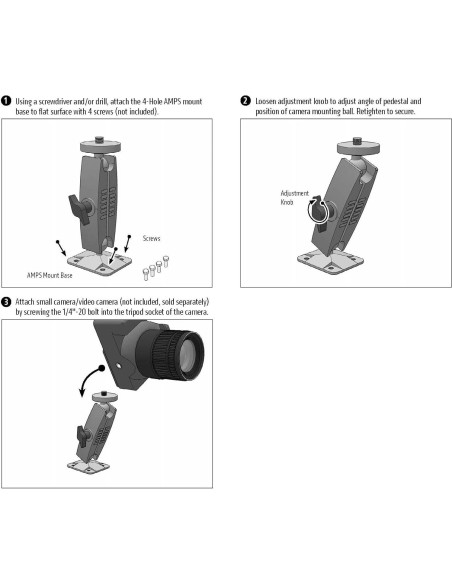 Soporte de Montaje en Pared Arkon RMAMPS1420 para Cámaras