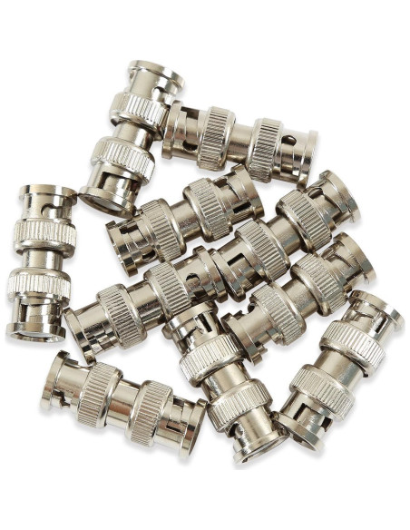 Adaptador BNC a RCA Nightwolf 10 PCS para CCTV RG59