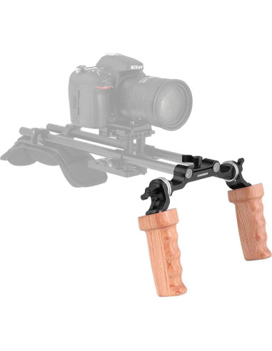 Empuñaduras de Madera CAMVATE M6 para Rig de Hombro DSLR