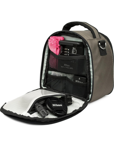 Bolsa de cámara VanGoddy Laurel para Kodak y otras SLR Bolsa de cámara VanGoddy Laurel para Kodak y otras SLR