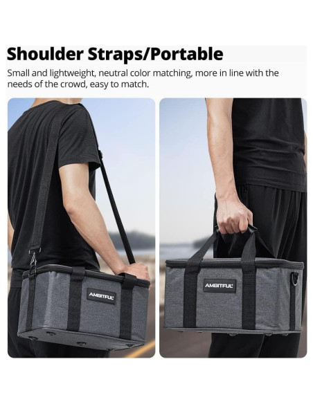 Bolsa de Cámara AMBITFUL PB18 con Compartimentos Ajustables