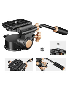 Trípode de Video Soonpho Q-08S con Cabezal de Fluido 360