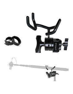 Kit de Montaje de Brazo de Micrófono Simplurfi - Soporte Metal Negro