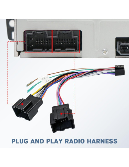 Adaptador de Arnés de Radio ISO 16 Pines Fiegromech para Chevrolet