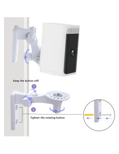 Soporte de Pared para Cámara TEKCAM Ajustable 180 - Paquete de 2 2
