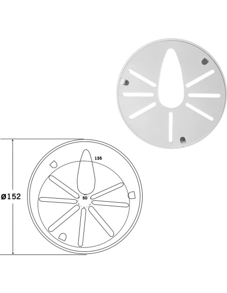 Soporte de Montaje en Pared para Cámara de Seguridad CTXSumTec