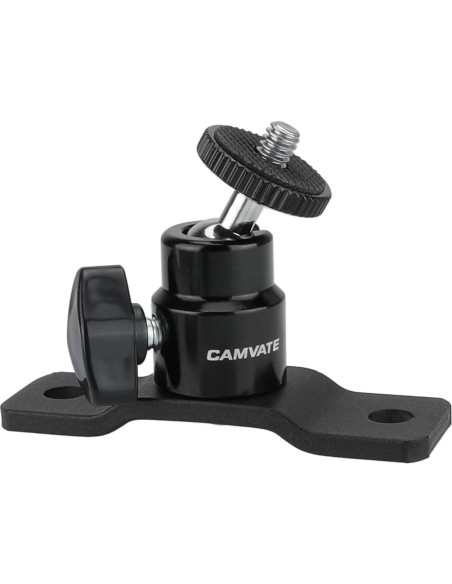 Cabezal de Bola CAMVATE 1/4"-20 con Montaje Inferior 2kg Cabezal de Bola CAMVATE 1/4"-20 con Montaje Inferior 2kg