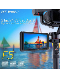 Monitor de Campo FEELWORLD F5 5" Full HD 1920x1080 2