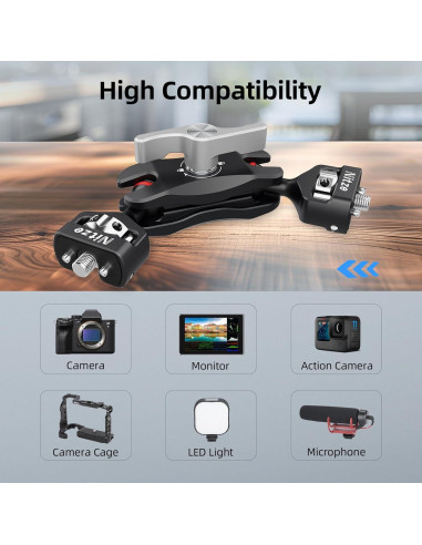 Brazo Mágico Nitze N50-G1 con Doble Cabezal Esférico 0.125kg