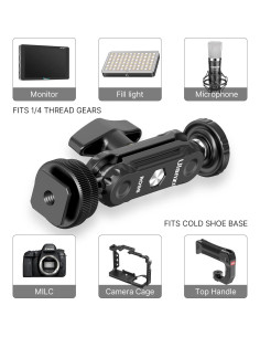 Soporte de Zapata Fría UURig R098 para Monitor y Micrófono 2