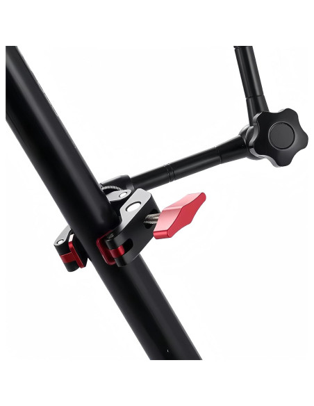 Abrazadera de Montaje para Cámara Lanxire L0256 - 2kg, Rojo y Negro