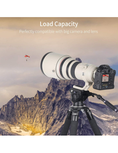 Cabezal de Fluido INNOREL F80 para Cámaras de Video 12kg