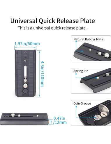 Cabezal de Fluido INNOREL F80 para Cámaras de Video 12kg