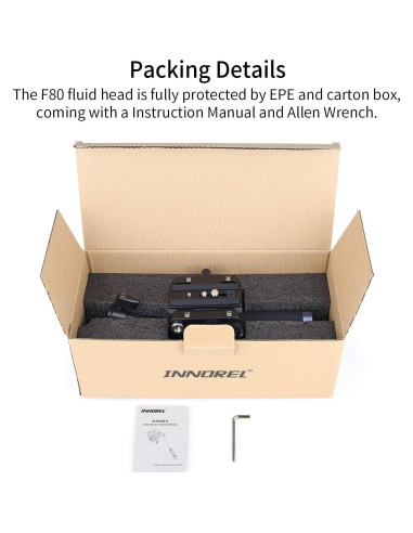 Cabezal de Fluido INNOREL F80 para Cámaras de Video 12kg