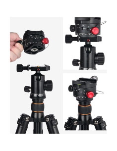 Cabezal de Bola Panorámico Andoer DH-60 para Trípode 15kg 2