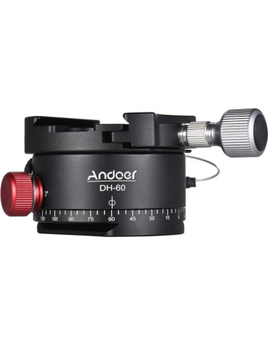 Cabezal de Bola Panorámico Andoer DH-60 para Trípode 15kg