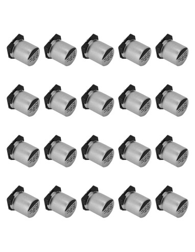 20 Capacitores Electrolíticos SMD 220uF 16V Ruimou