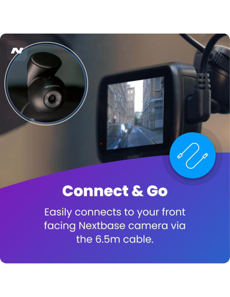 Cámara Trasera Nextbase NBDVRS2RWC | 140 Ángulo Amplio, 200g