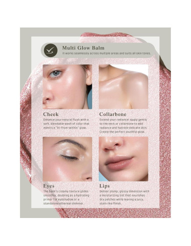 Bálsamo Multi Glow Bayfree, Rubor en Crema 17.86 g