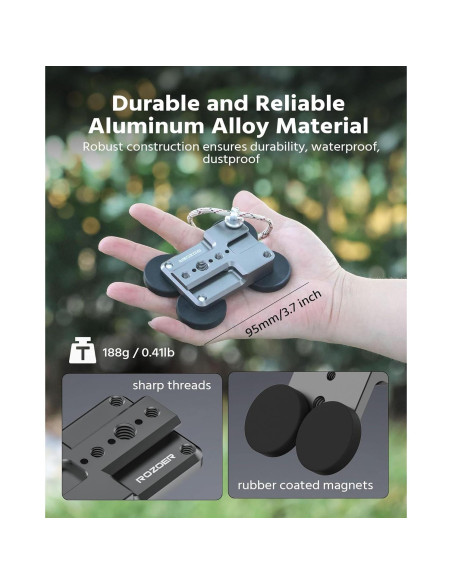 Base de Montaje Magnético ROZOER para Cámara y Smartphone
