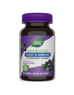 Gomitas de Sambuco Nature's Way para Sueño e Inmunidad 50u