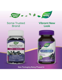 Gomitas de Sambuco Nature's Way para Sueño e Inmunidad 50u 2